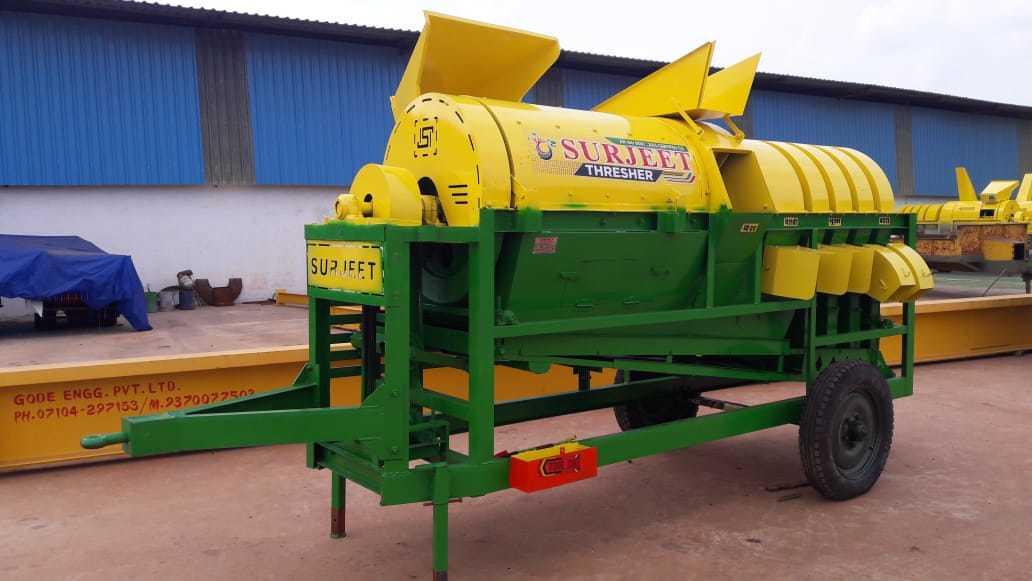 Multi Crop Thresher - Color: Yellow And Green
