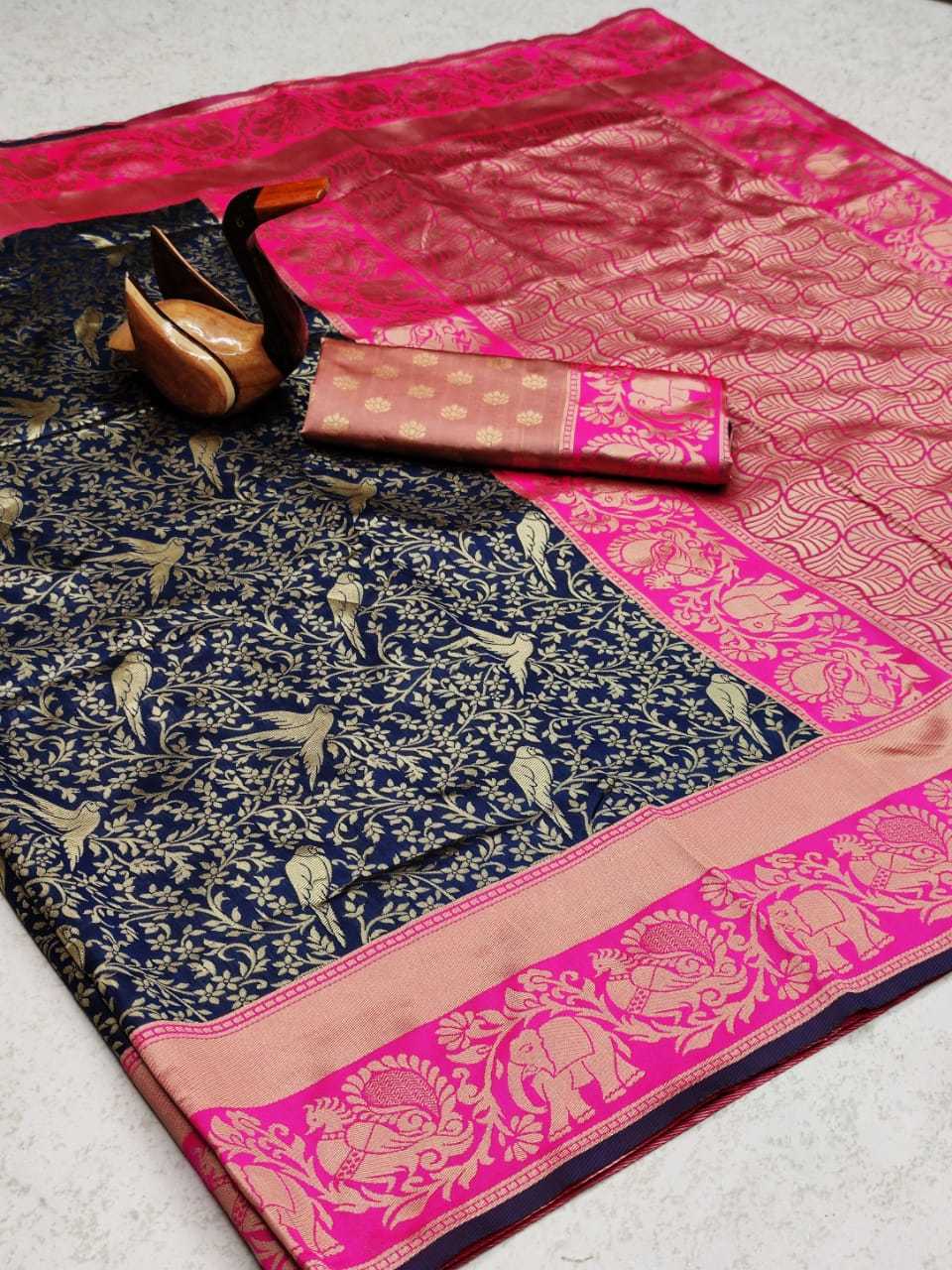 Multi Colour Ladies Designer Silk Saree