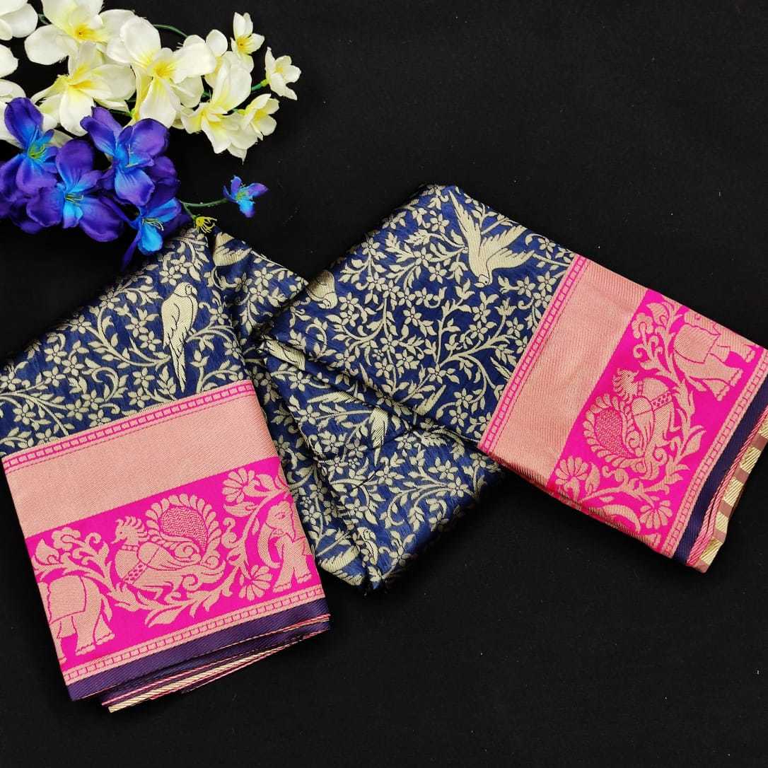 Multi Colour Ladies Designer Silk Saree