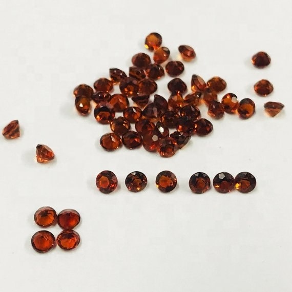 3mm Brandy Citrine Faceted Round Loose Gemstones Grade: Aaa
