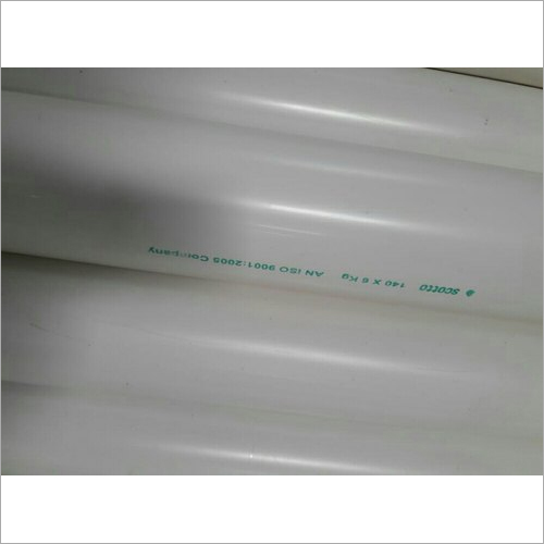 Pvc Water Pipe - Pvc Material, Various Diameters & Wall Thicknesses | White Color, 16 Bar Pressure Rating, 60â°c Temperature Rating, Customizable Lengths