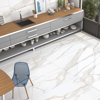 All Calcutta Gold Porcelain Floor Tile