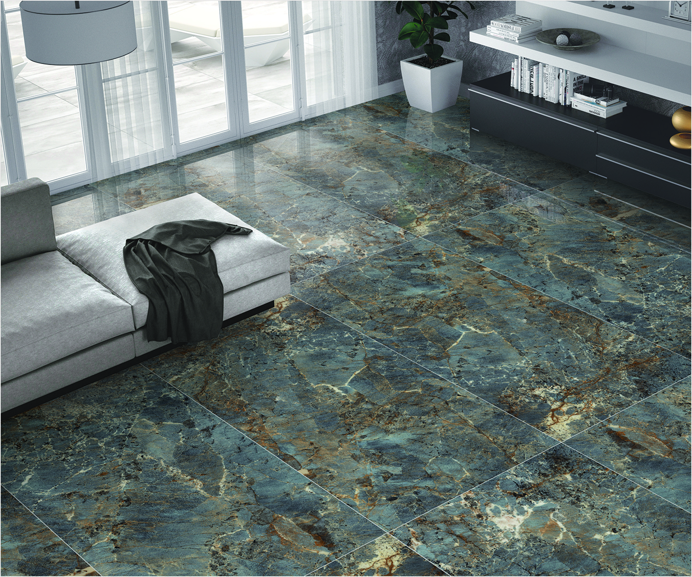 All Calcutta Gold Porcelain Floor Tile