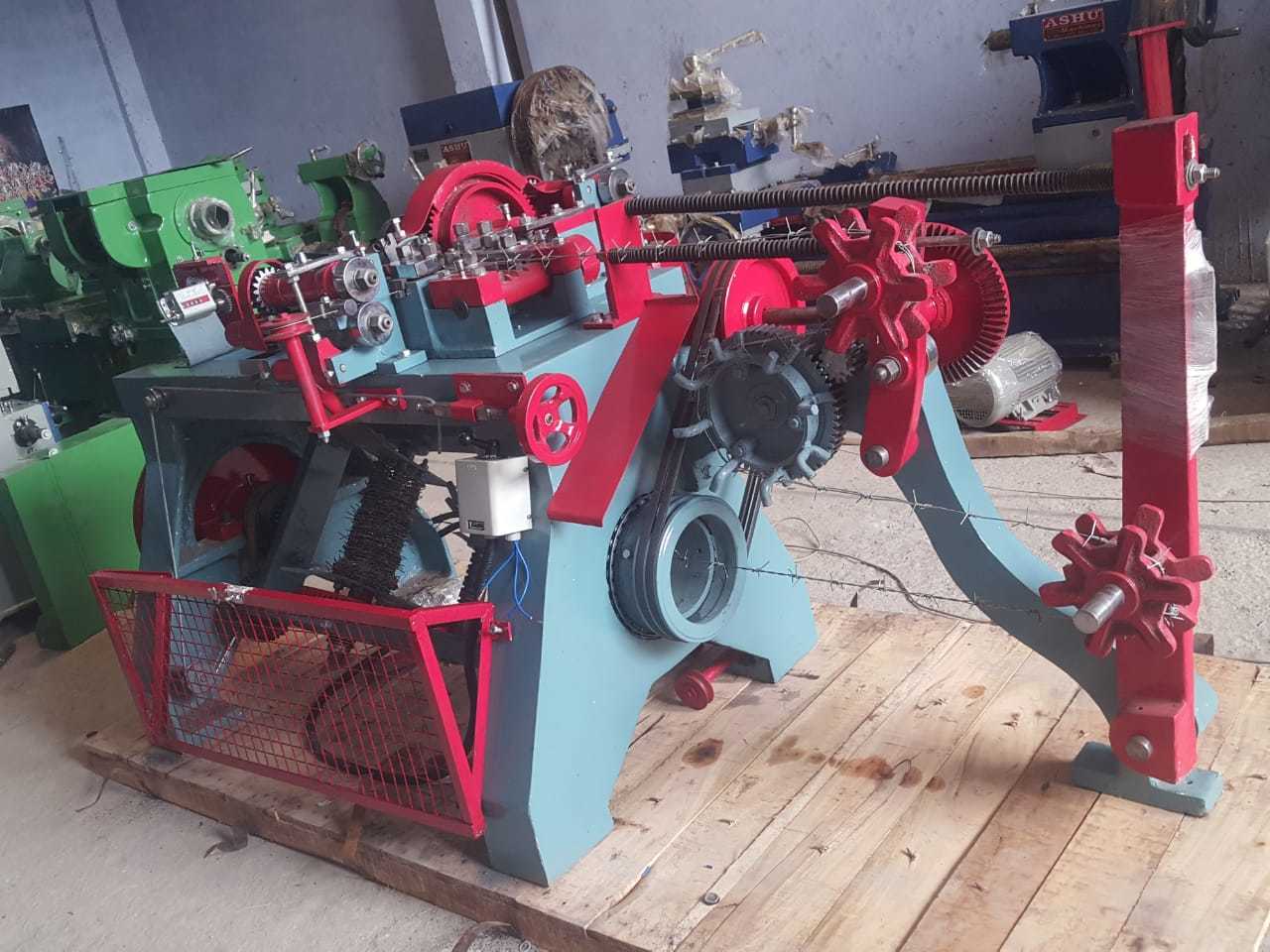 Automatic Barbed Wire Making Machine - Heavy-duty Steel Construction | High Efficiency, Adjustable Wire Gauge, User-friendly Operation