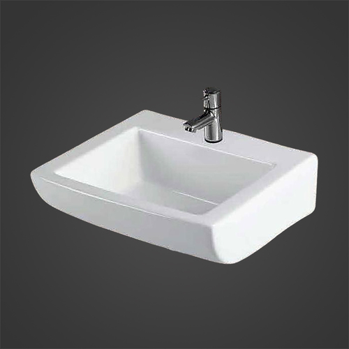 White Sacmi Square Wash Basin