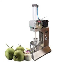 Semi Automatic Coconut Trimming Machine - Color: Blue
