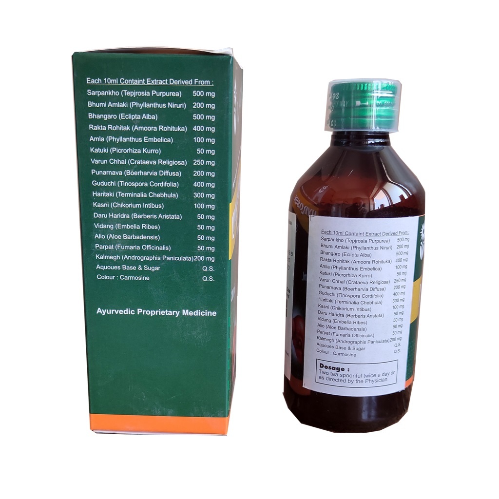 Herbal Supplements Livrosun Syrup