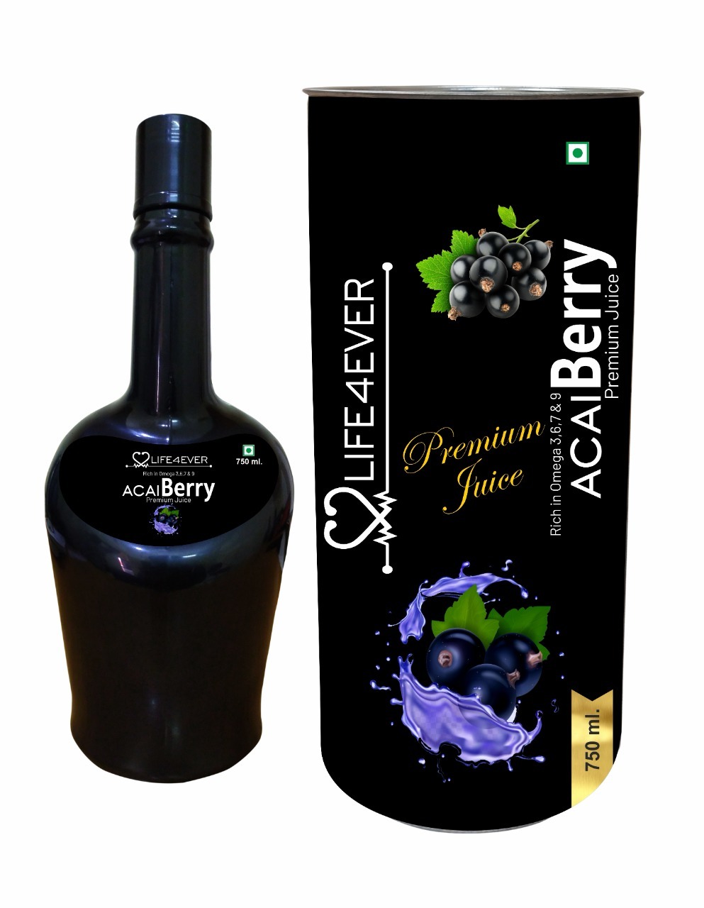 Rich In Omega 3 Acaiberry Juice 750 Ml