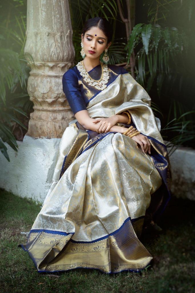 Multi Colour Ladies Designer Silk Saree