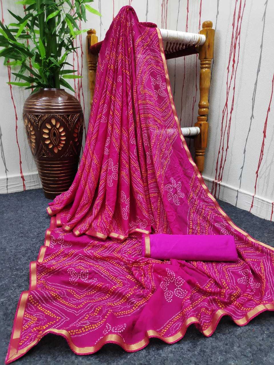 Indian Crush Silk Saree