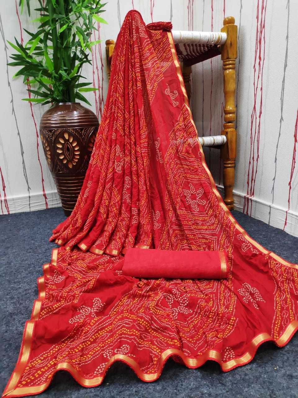 Indian Crush Silk Saree