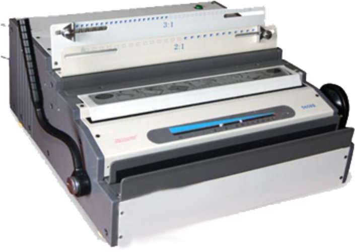 Semi-Automatic Electric 2 In 1 Wiro Binding Machine