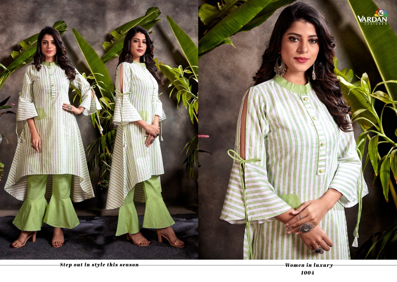 Multi Color Vardan Designer Spark Vol 3 Heavy South Cotton Kurti With Bottom Catalog