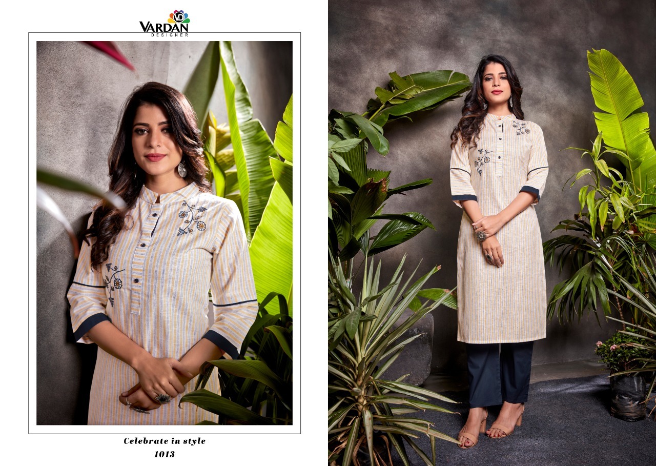 Multi Color Vardan Designer Spark Vol 3 Heavy South Cotton Kurti With Bottom Catalog