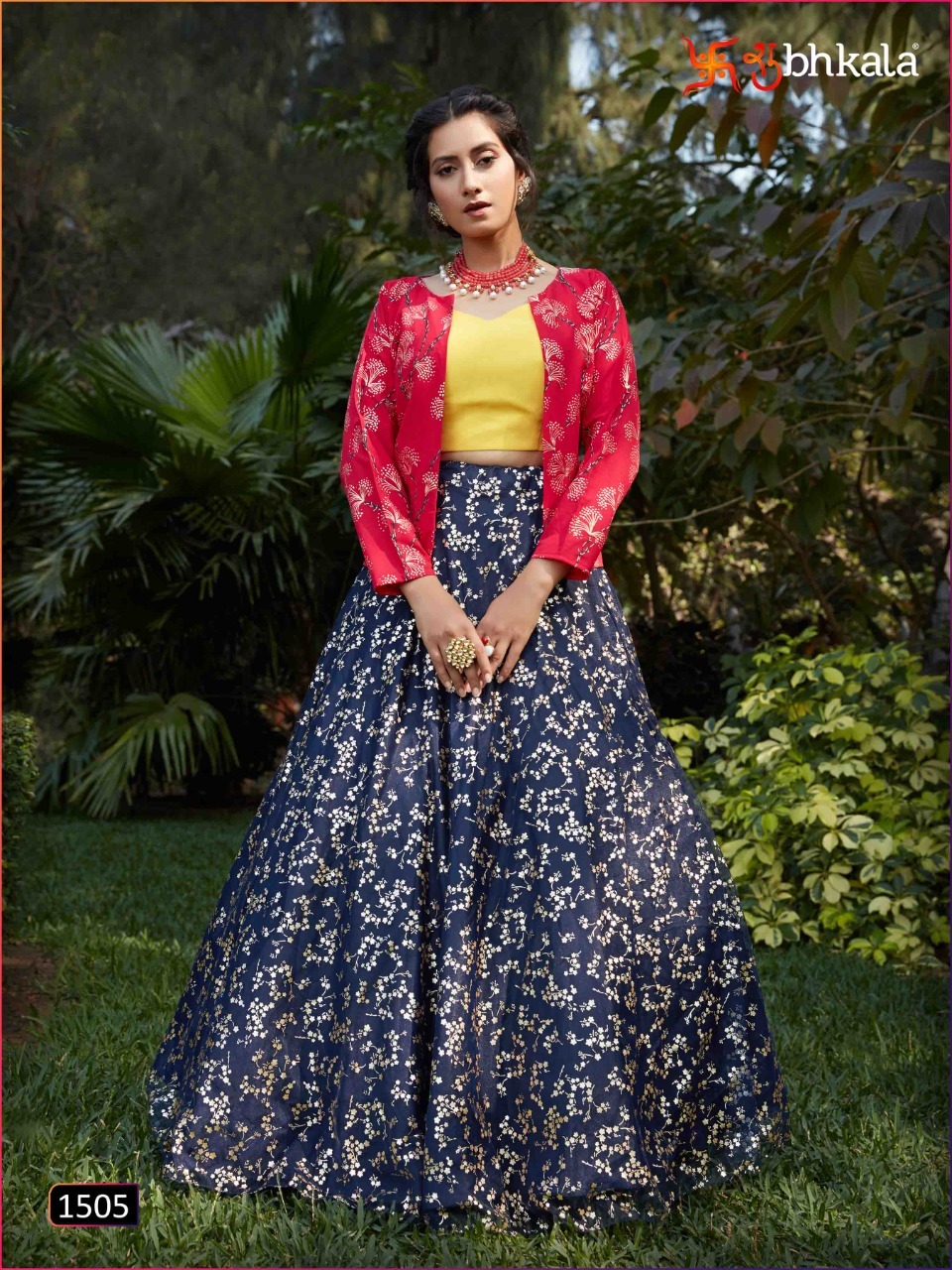 Multi Color Shubhkala Bridesmaid Vol 9 Exclusive Desinger Net Lehenga Choli Catalog
