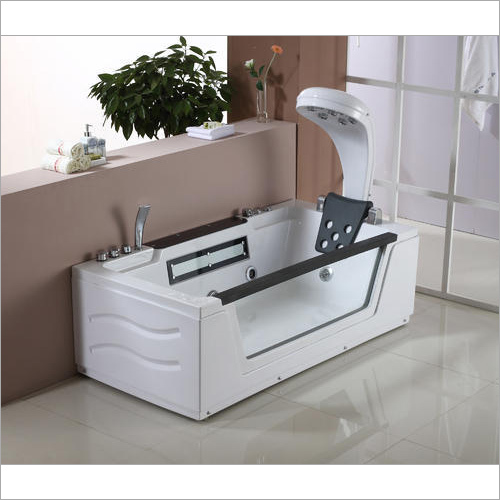 Massage Bathtub - Acrylic, 170x80x60cm, 200L Water Capacity | Air Blower, 6 Hydrotherapy Jets, Comfortable Seating, Easy Cleaning, Modern Design, Stress Relief