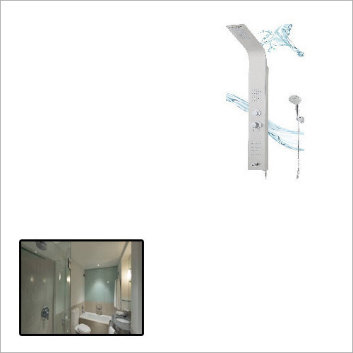 Bathroom Shower Panel for Hotels - Stainless Steel, 1500 x 200 x 100mm, Brushed Silver | Multi-Functional, Easy Temperature Control, High Durability, Easy to Clean