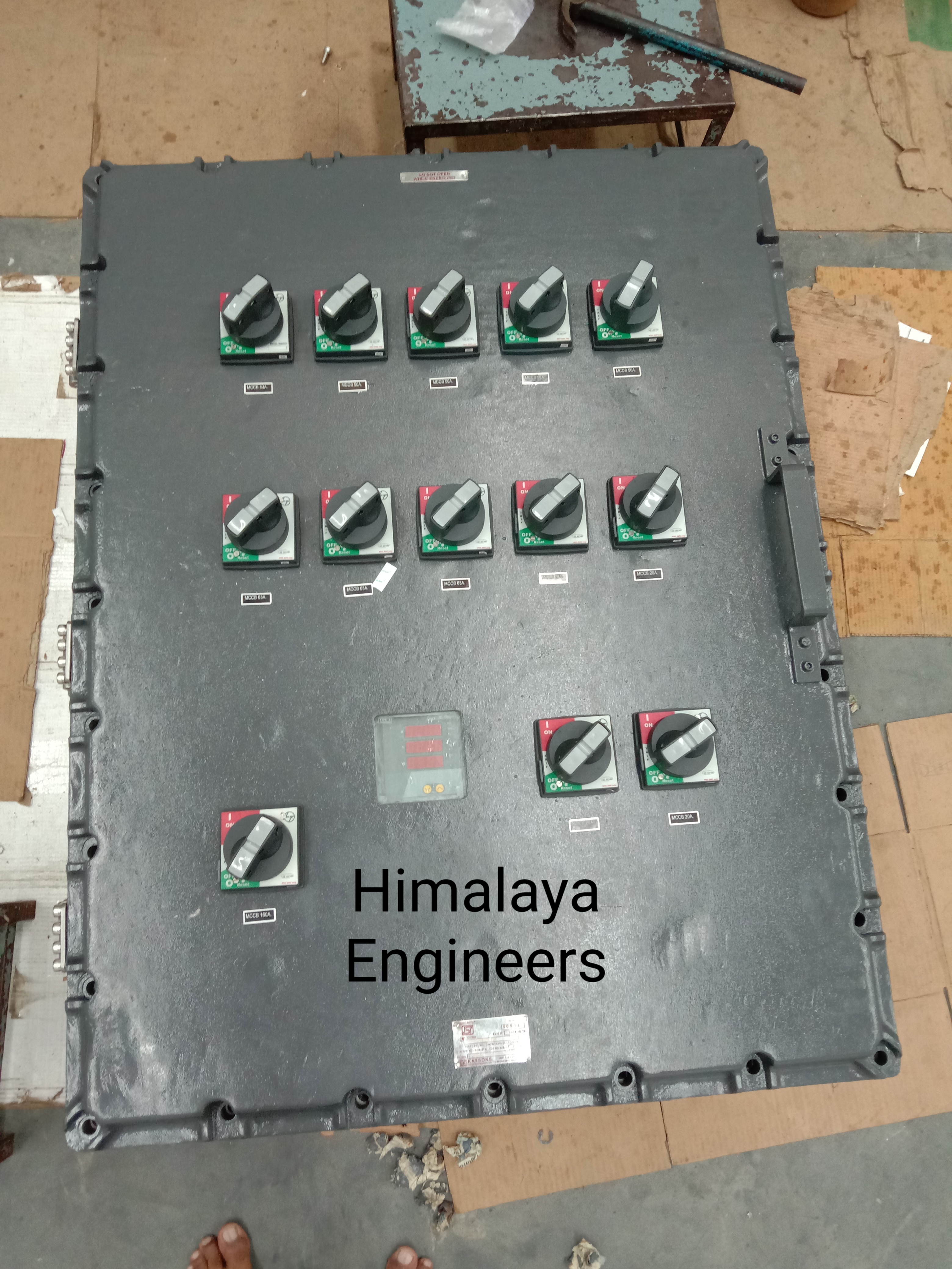Flameproof Distribution Board - Cover Material: Metal Base