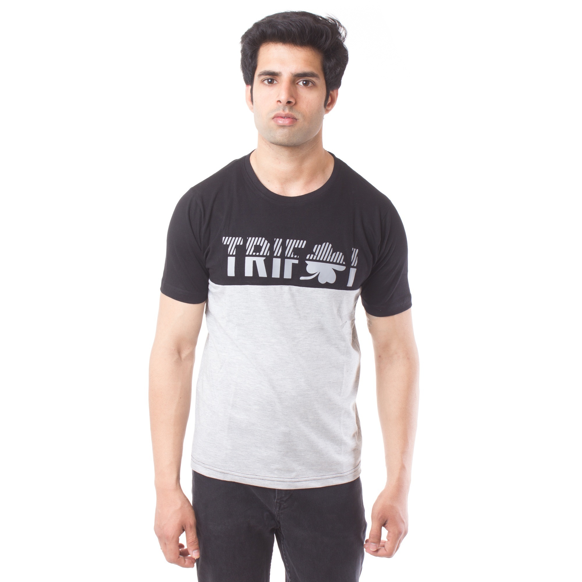 Trifoi Printed Round Neck T-shirt Age Group: 14-75