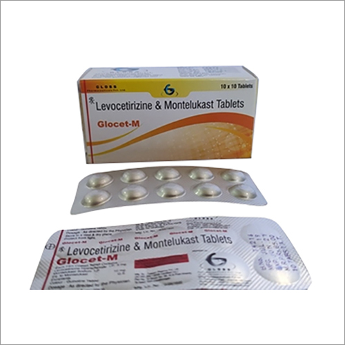 Glocet M -Levocetirizine + Montelukast Tablets General Medicines