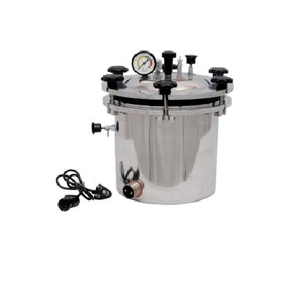Portable Autoclave - 5-19 Liter Circular Sterilizer Chamber | B-process Cycle Capability