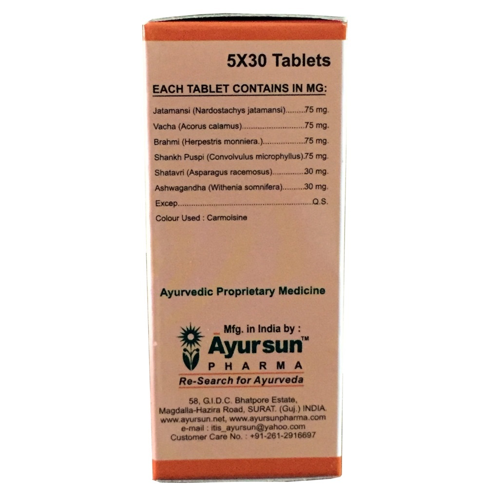 Antress Tablet - 60 Tablets Pack | Herbal Medicine For Anxiety Relief, Non-habit Forming, Suitable For All Ages, Enhances Memory And Concentration, Natural Tranquilizer