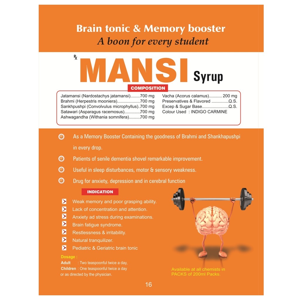 Ayurvedic Herbal Mansi Syrup - Packaging Size: 200 Ml