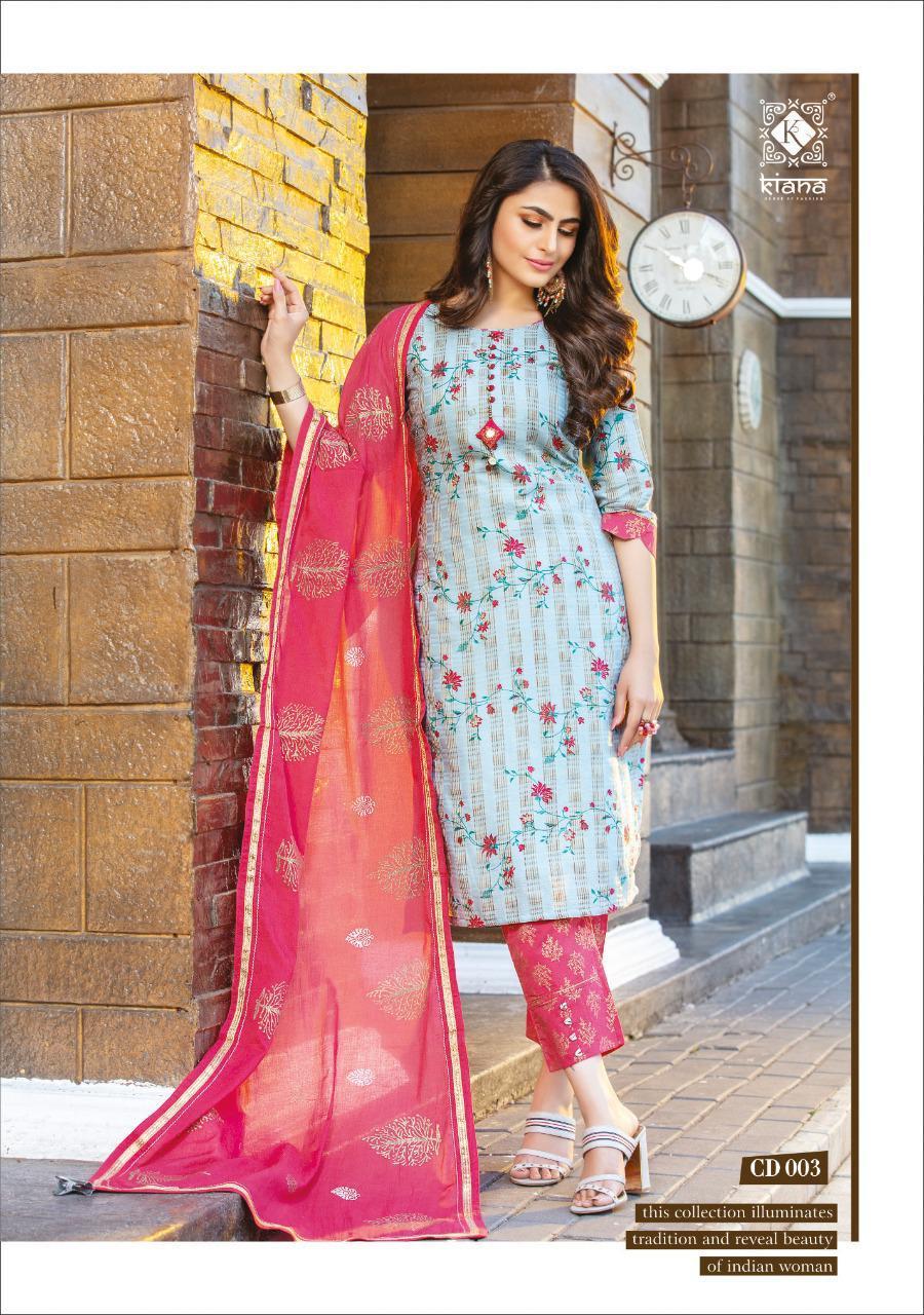 Dry Cleaning Cotton Candy Designer Rayon & Cotton Print With ,Thread Work Kurtis