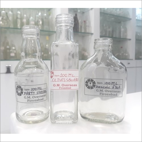 100 एमएल शराब खाली कांच की बोतल