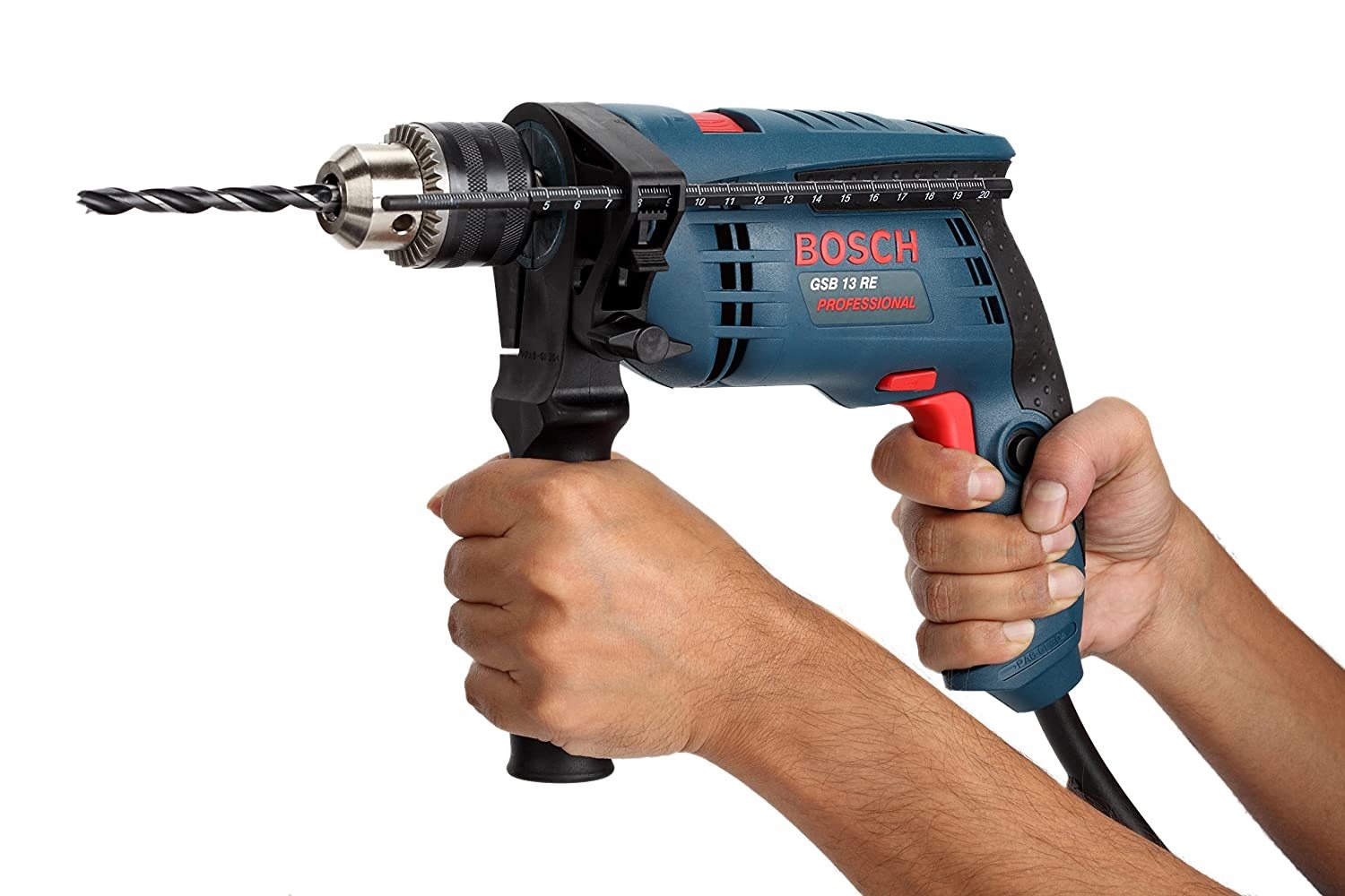 Blue Bosch Gsb 13re Impact Drill Kit