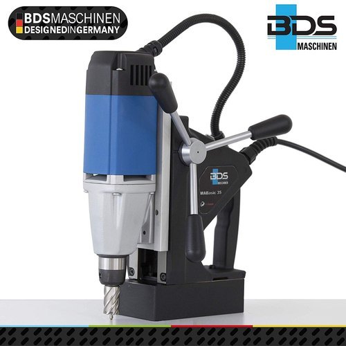 Blue And Black Bds Mabasic 35mm Magnetic Drilling Machine