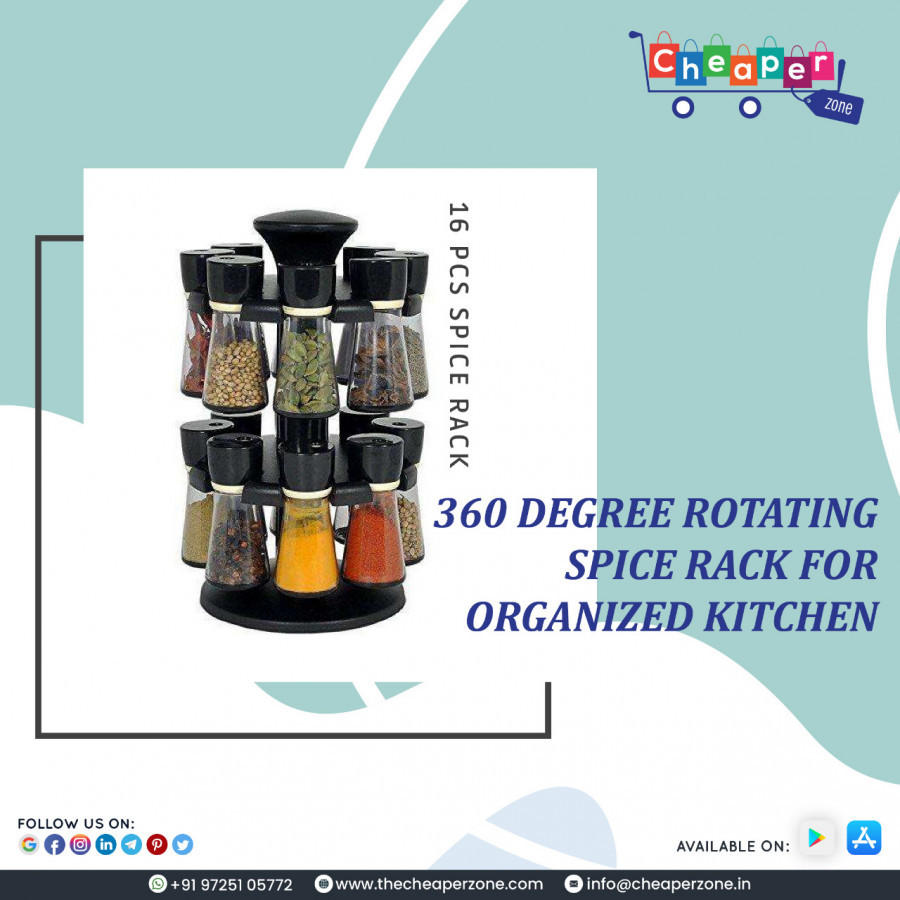 16 Pc Spice Rack