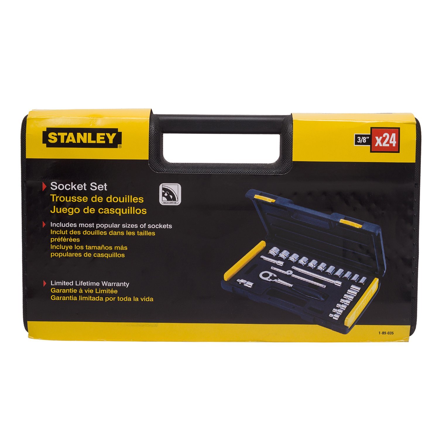 Stanley 3/8' 24pc Sockets And Ratchets Set