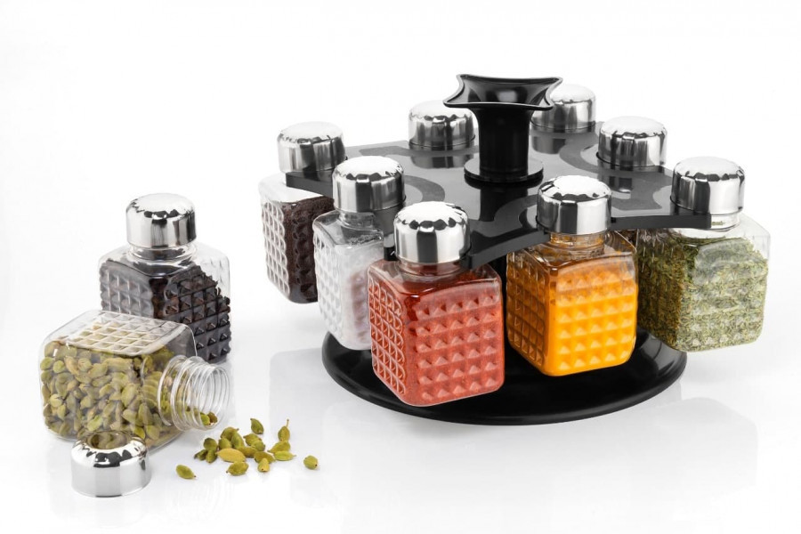 16 Pc Square Spice Rack
