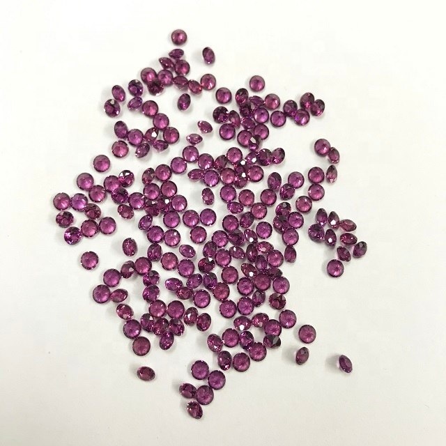 5mm Rhodolite Garnet Faceted Round Loose Gemstones Grade: Aaa