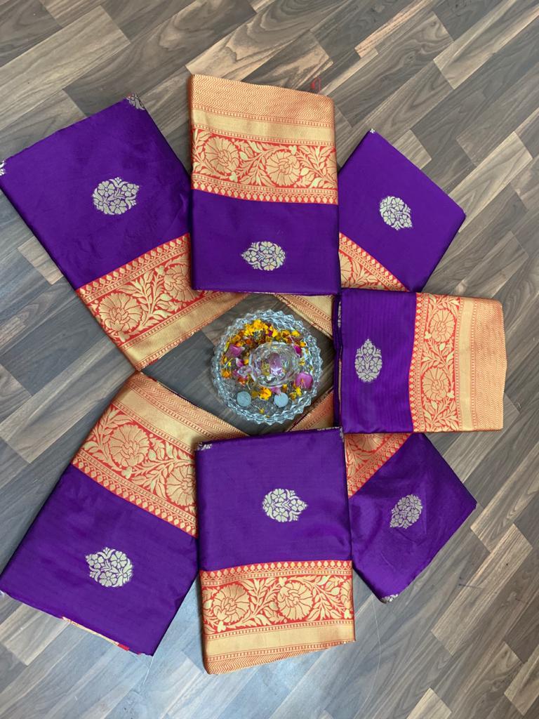 Multi Colour Ladies Chiffon Saree