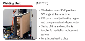 Upvc Windows Processing Centre - 14000 X 6000 X 2000 Mm , Automatic Plc Control, 250-300 Frames/shift, 18 Kw Power, 12 Months Warranty, 4100 Kg Weight