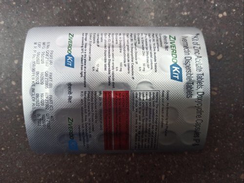 Ziverdo Kit - Antiviral Treatment Combating Covid-19 | Includes Ivermectin 12 Mg Doxycycline 100 Mg Zinc 50 Mg Age-appropriate Sunlight Protected Storage