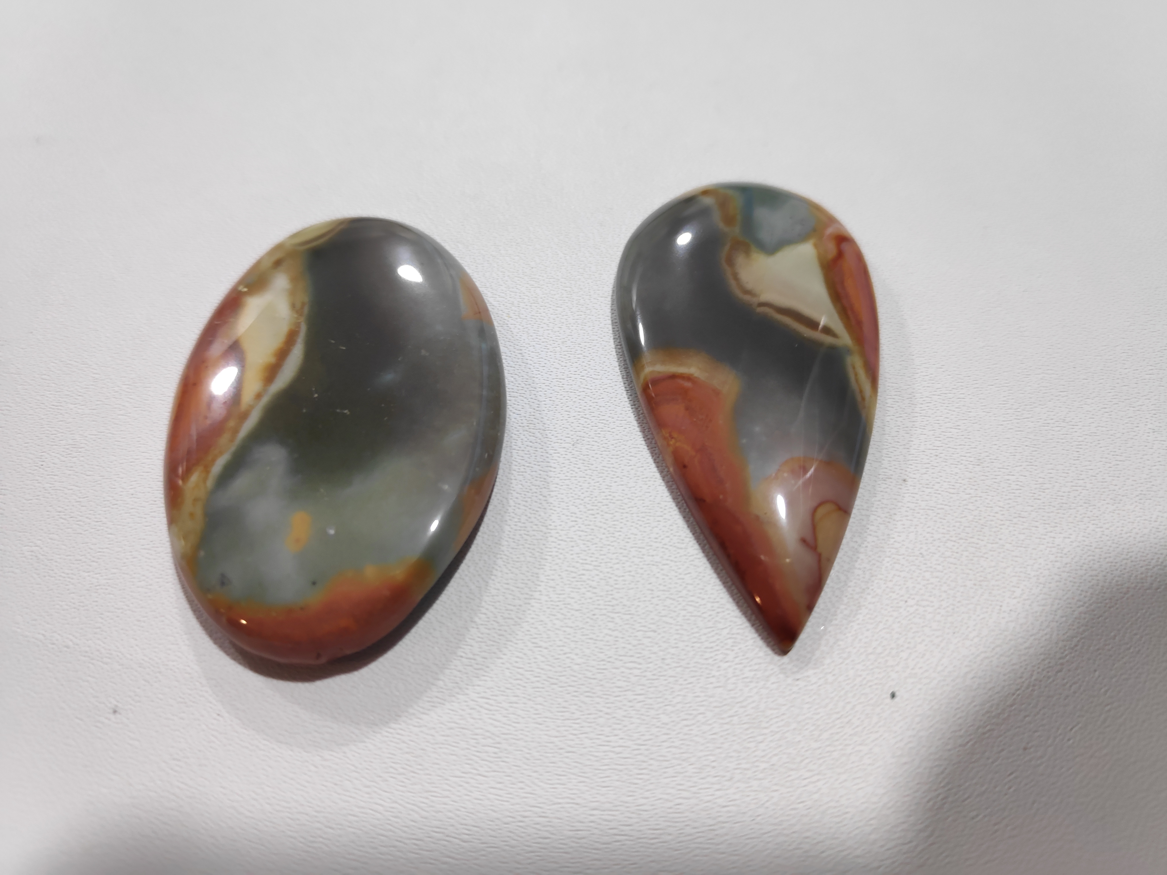 Poly Chrome Cabochon Stone