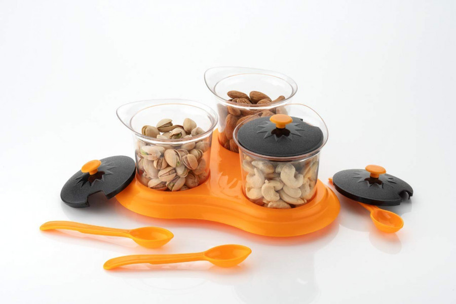 3 Pc Dining Spice Rack