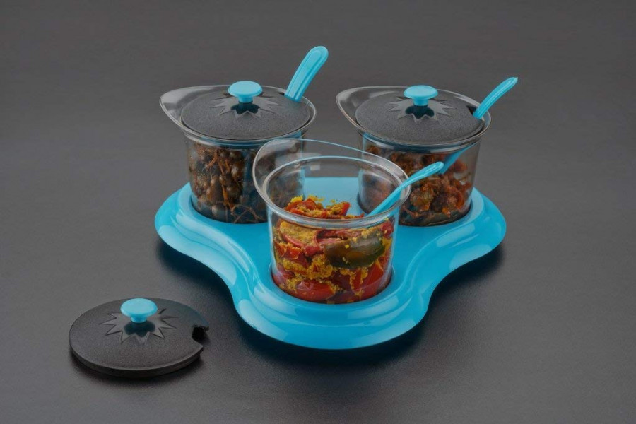 3 Pc Dining Spice Rack