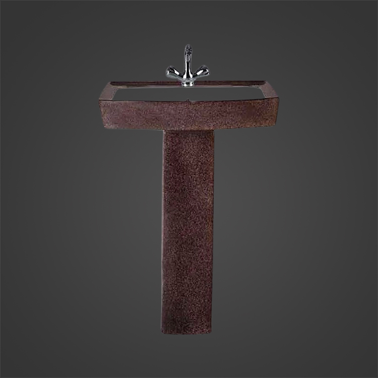 Any Color Rustic Pedestal Wash Basin