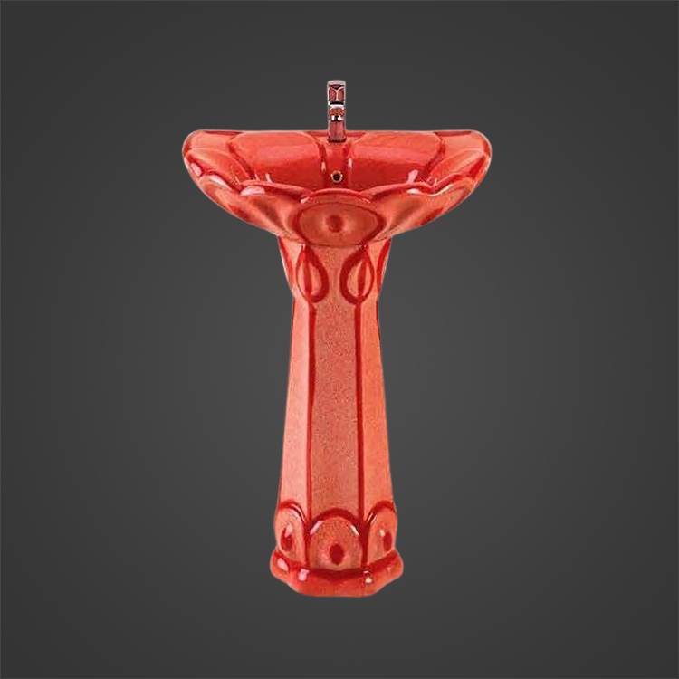 Any Color Rustic Pedestal Wash Basin