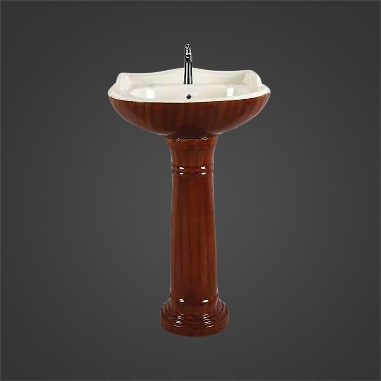 Any Color Rustic Pedestal Wash Basin