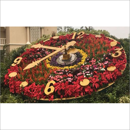15 Feet Diameter Floral Clock