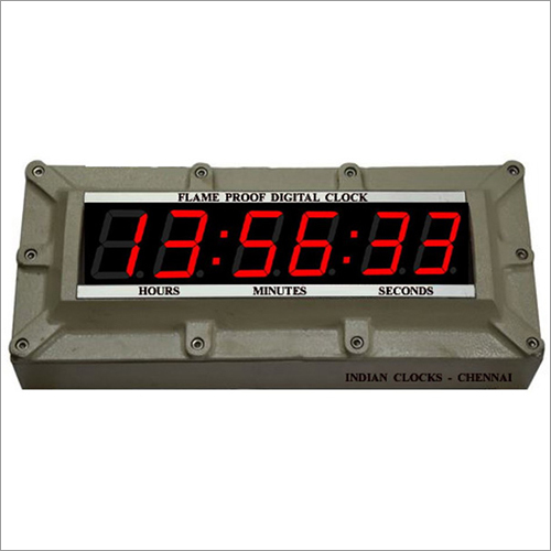 Flame Proof LED Display Clocks