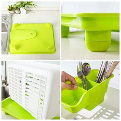 Premium 2 Tier Dish Drainer Rack