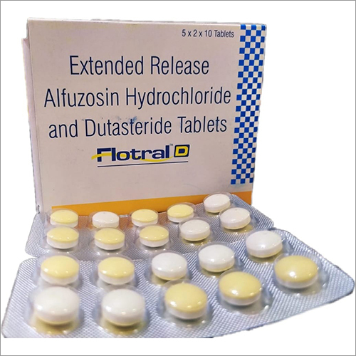 Extended Release Alfuzosin Hydrochloride and Dutasteride Tablets - General Medicines in Tablet Form | Suitable for All, Dosage as per Doctor's Instructions, Store in a Dry Place