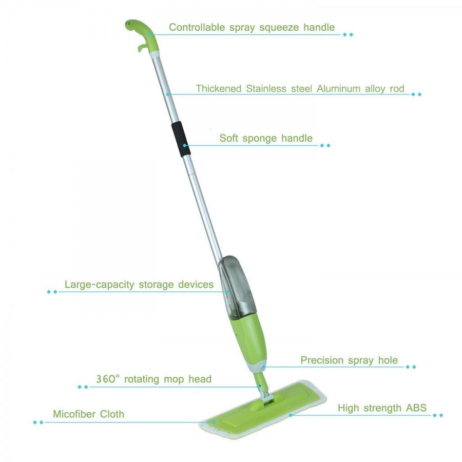 Stainless Steel And Plastic Healthy Spray Mop Usage: Home Appliance