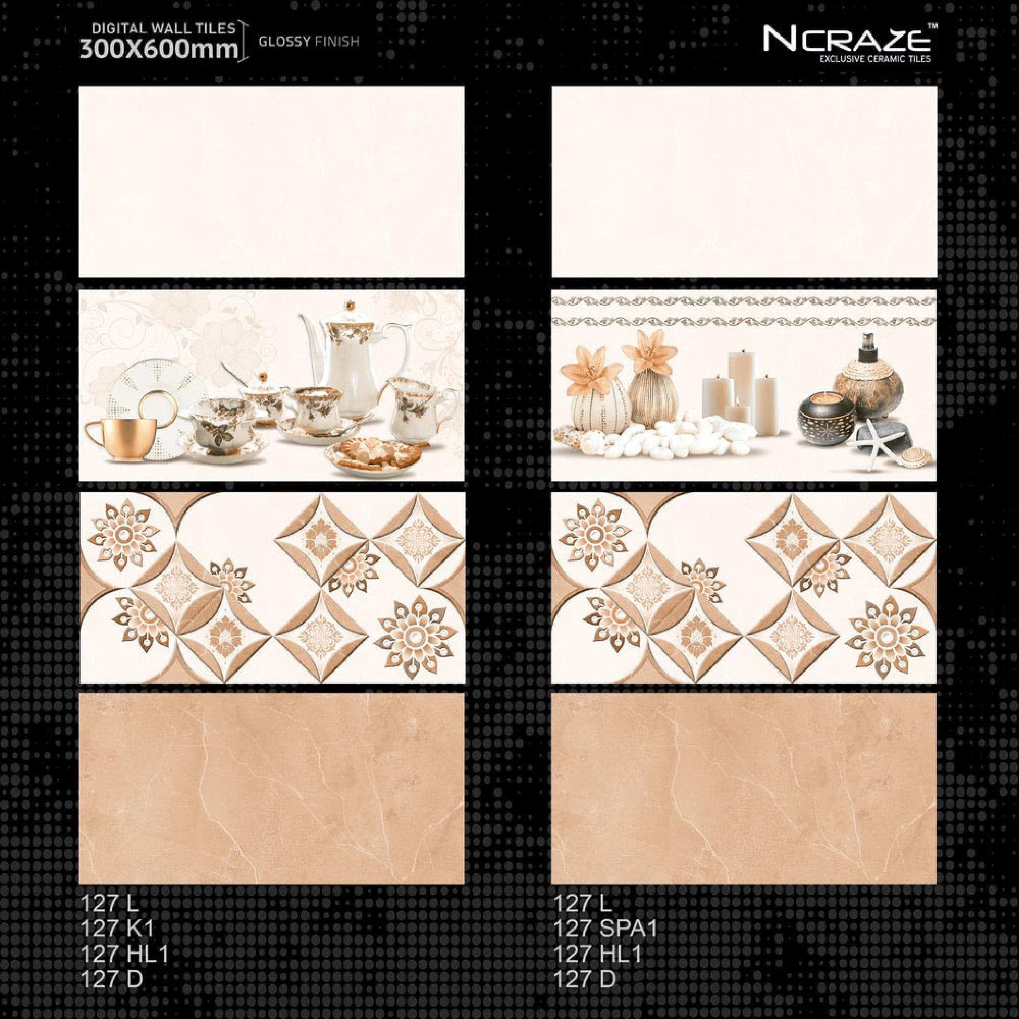 Any Color Ceramic Tile Wall